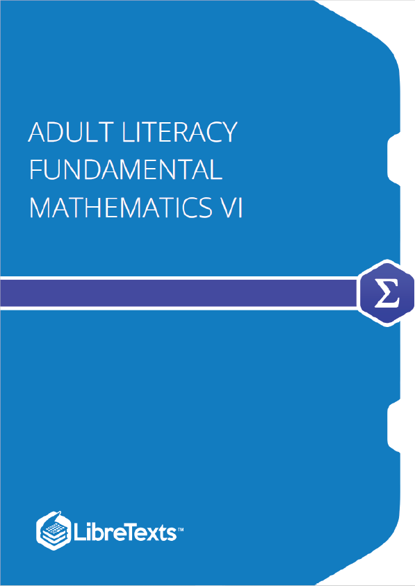 Adult Literacy Fundamental Mathematics VI