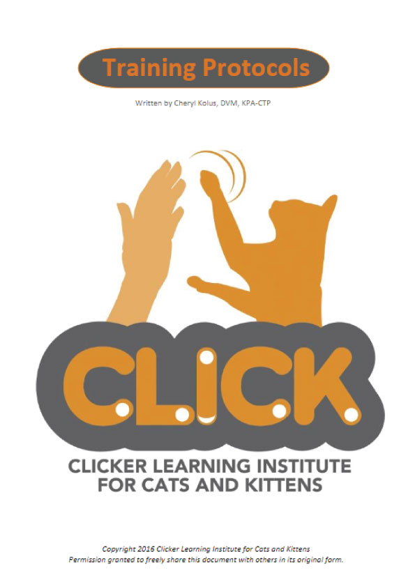 Clicker Learning Institute For Cats And Kittens