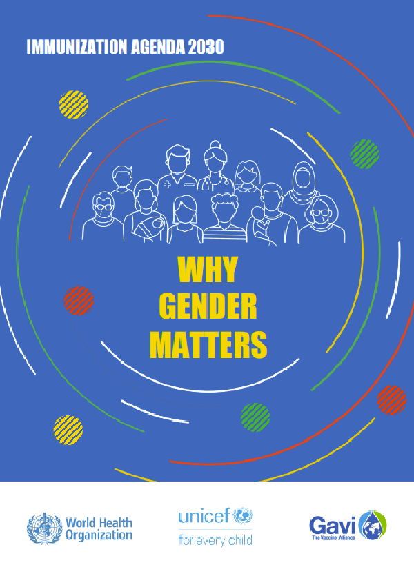 Why gender matters : immunization agenda 2030 - free ebooks of it