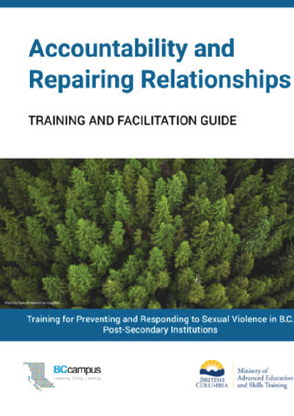 Accountability and Repairing Relationships Training and Facilitation Guide