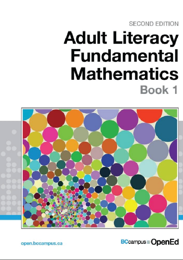 Adult Literacy Fundamental Mathematics Book 1 – 2nd Edition