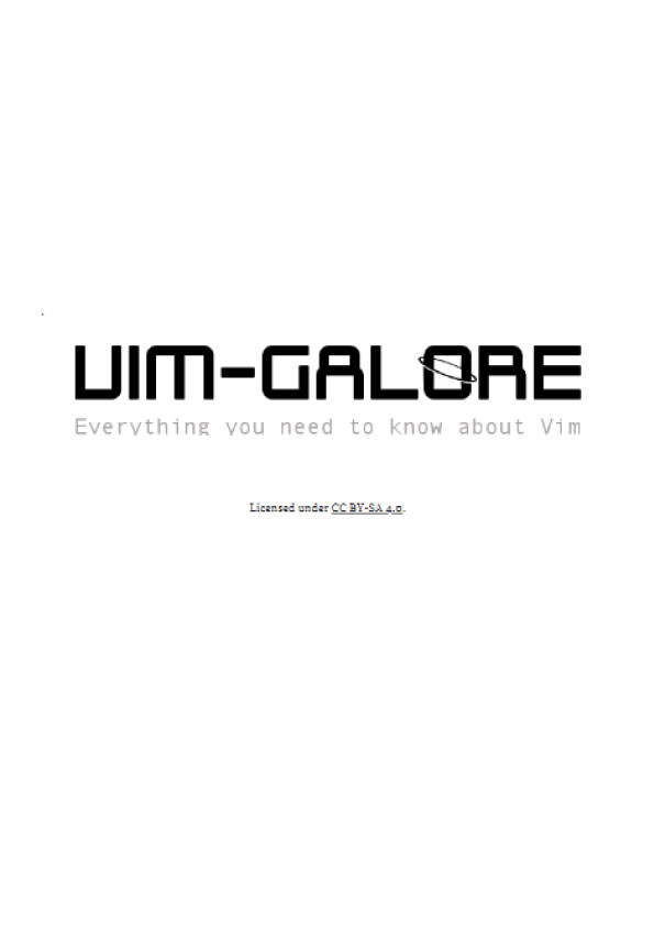 Vim-Galore - All things Vim!