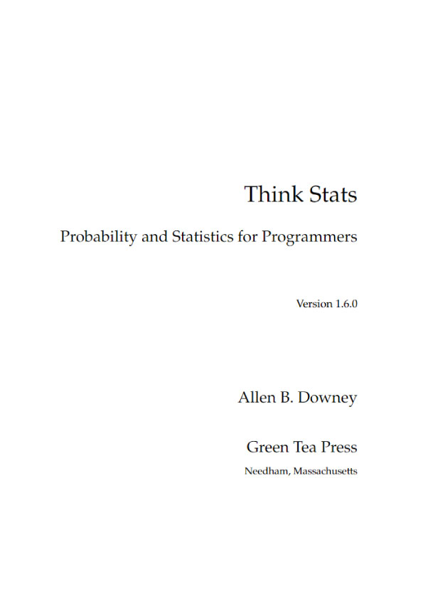 Think Stats - Probability and Statistics for Programmers