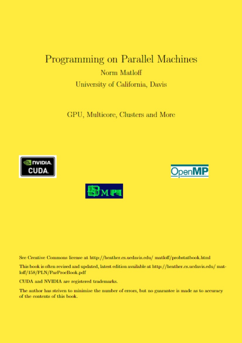 Programming on Parallel Machines