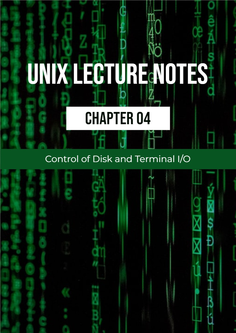 UNIX Lecture Notes - Chapter 04