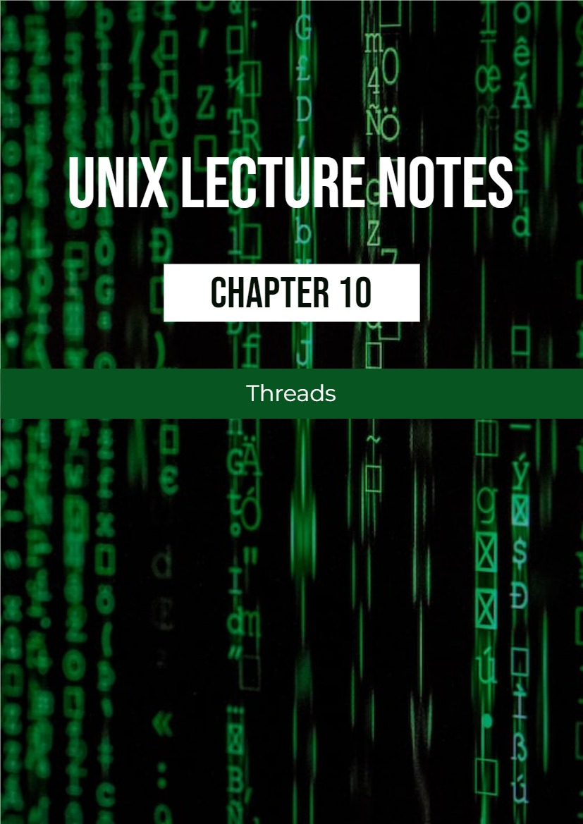 UNIX Lecture Notes - Chapter 10