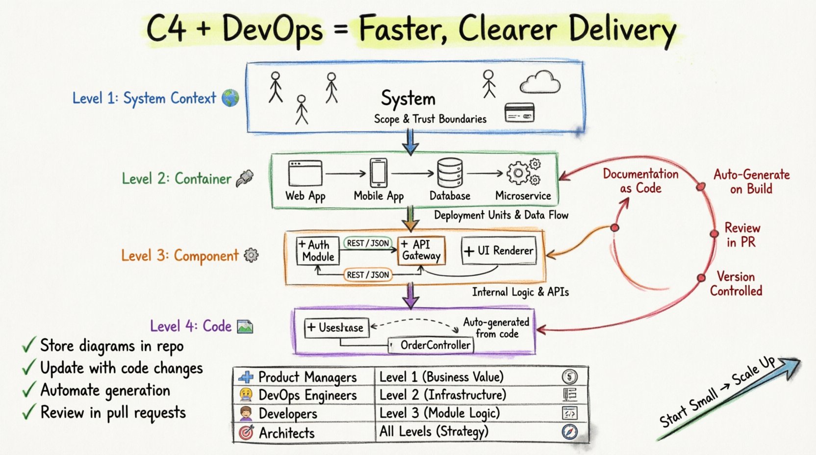 C4 Model and DevOps: Aligning Architecture with Continuous Delivery