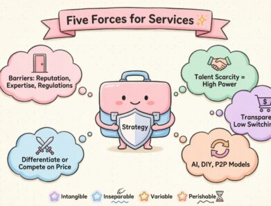 Five Forces Model for Service-Based Industries