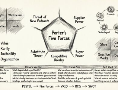 Five Forces vs. Other Strategic Models: A Side-by-Side Comparison