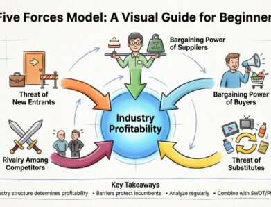 Five Forces Model: A Visual Guide for Beginners