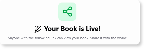 Sharing the flipbook